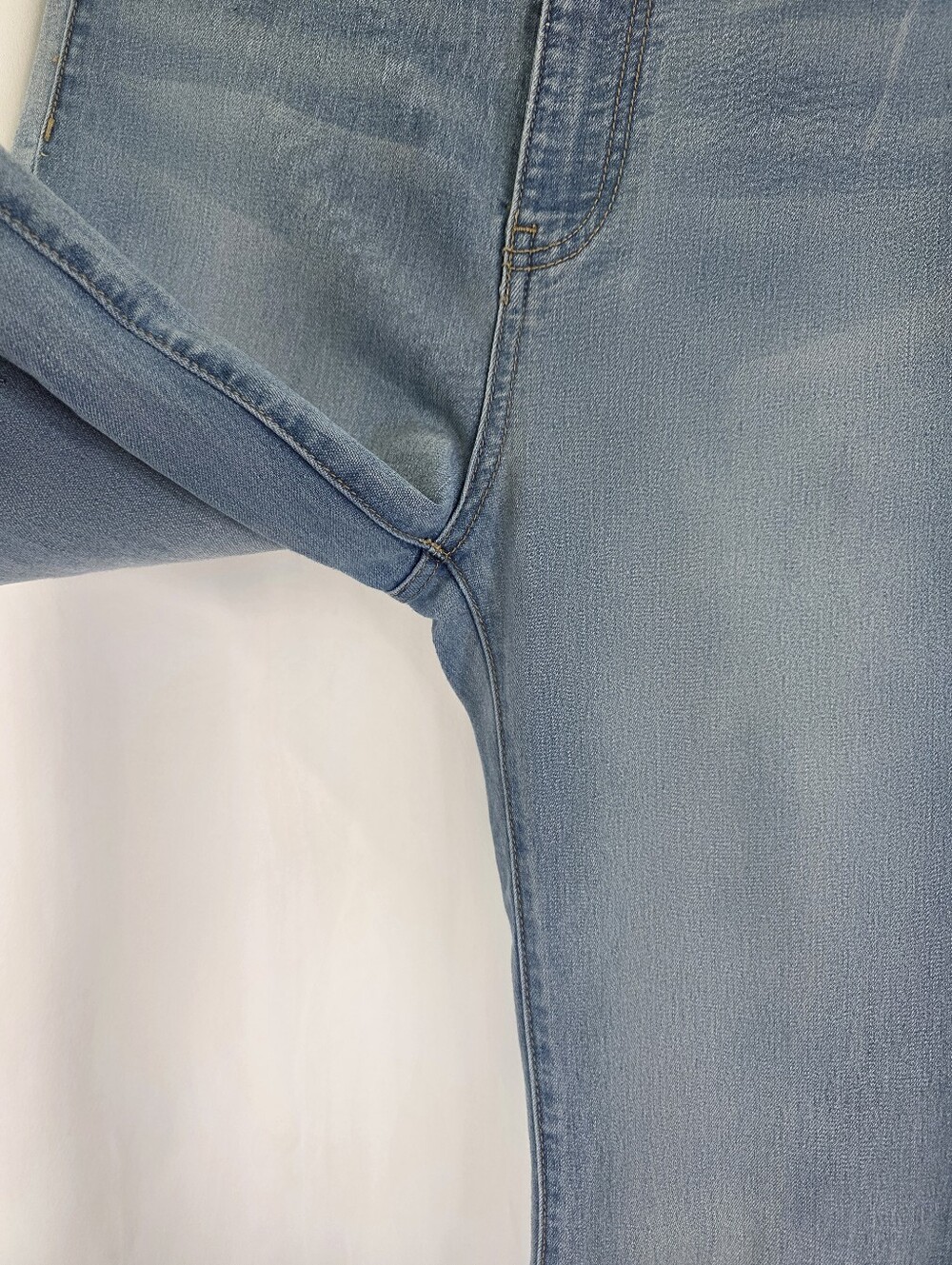 FREE PEOPLE Size 27 Just Float On Flare Jeans Bell Bottoms RAW Hem High Waist - Picture 7 of 16